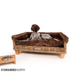 51 Degrees North Rattan Cover Bed -Tierbedarfsgeschäft 51 degrees north rattan cover bed 212411 0500 none