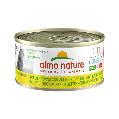Almo Nature HFC Complete Adult Made In Italy - Huhn, Thunfisch Mit Zucchini 3 Almo Nature HFC Complete Adult Made In Italy - Huhn, Thunfisch Mit Zucchini