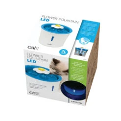 Catit Senses 2.0 Flower Fountain LED -Tierbedarfsgeschäft catit senses 20 flower fountain led 166672 0500 none