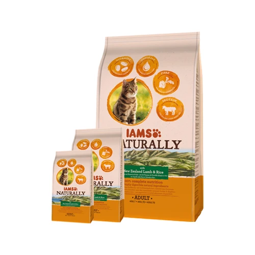 IAMS Naturally Cat - Lamb & Rice