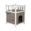 Trixie Natura Katzenhaus Mit Balkon 2 Trixie Natura Katzenhaus Mit Balkon -Tierbedarfsgeschäft trixie natura kattenhuis met balkon 93535 0500 none
