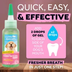 TropiClean - Fresh Breath Puppy Clean Teeth Gel -Tierbedarfsgeschäft tropiclean fresh breath puppy clean teeth gel 221175 0500 none
